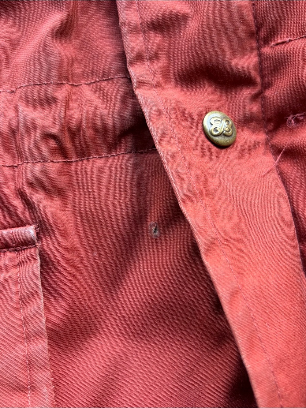 Vintage 70s Eddie Bauer Goose Down Ridgeline / Expedition Parka Burnt Orange - Picture 3 of 9